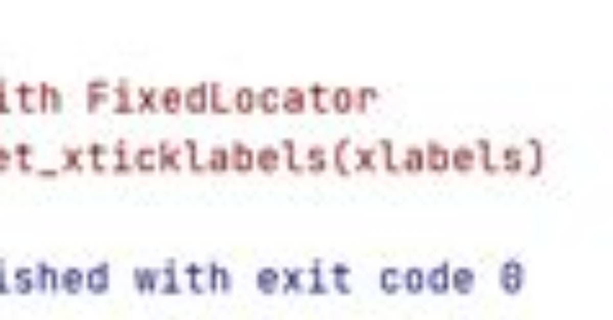 Userwarning: Fixedformatter Should Only Be Used Together with Fixedlocator