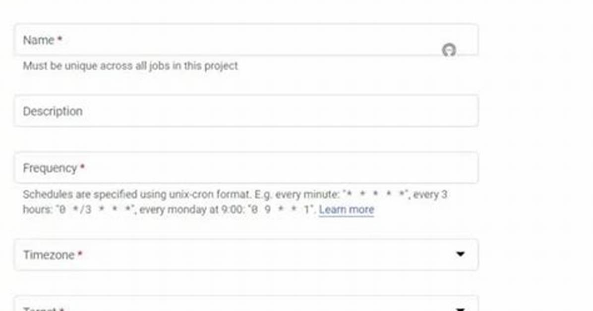 Using Google_Cloud_Scheduler_Job to Schedule Batch Jobs