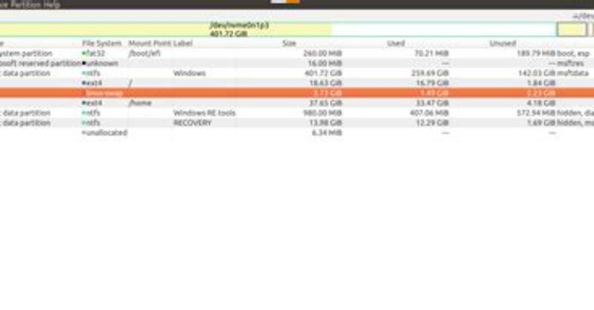 Using Gparted to Increase My Space in Ubuntu Without a Live Usb