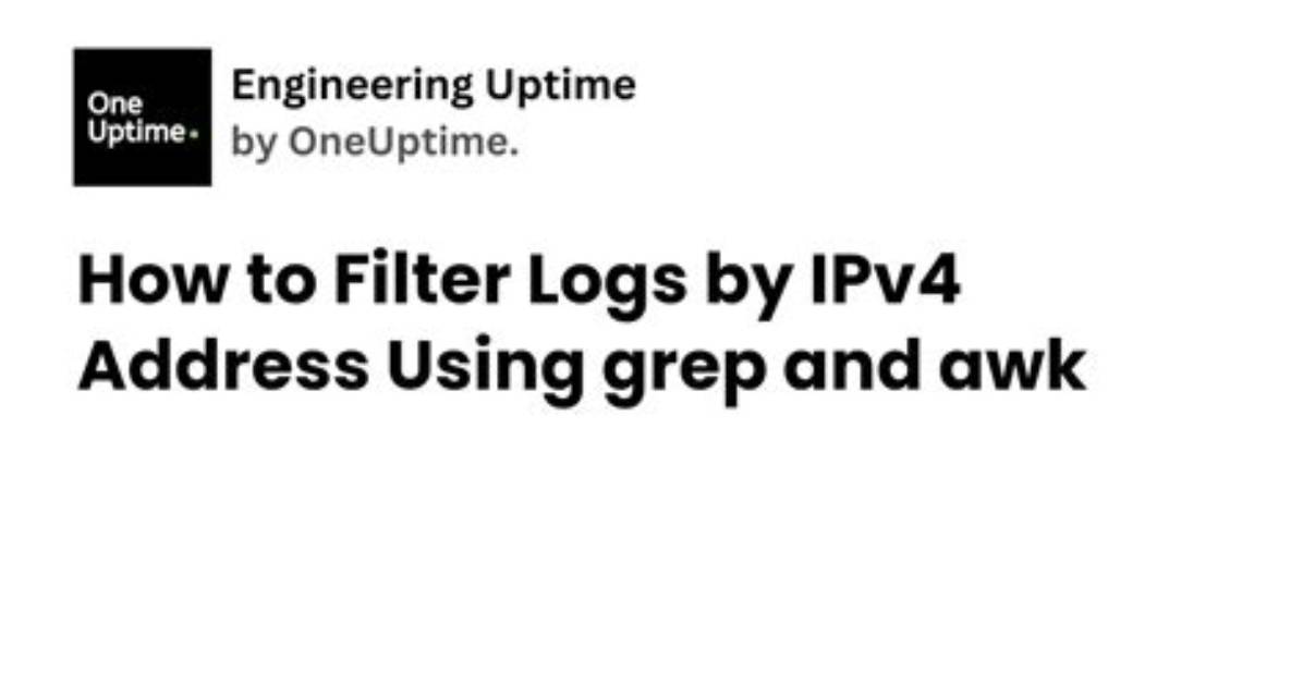 Using Grep, Awk, Etc. to Filter Command Output