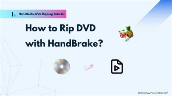 Using Handbrake to Create a Dvd