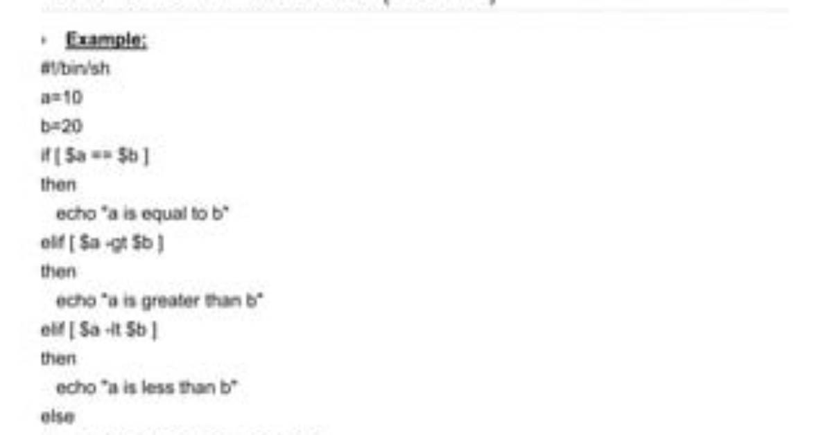 Using If Elif Fi in Shell Scripts [Duplicate]