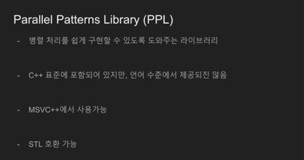 Using Parallel Patterns Library (Ppl. H)