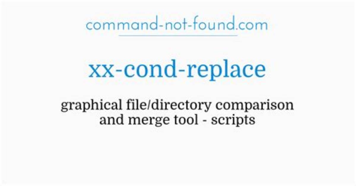 Using 'Replace' Within 'Cond' Statement