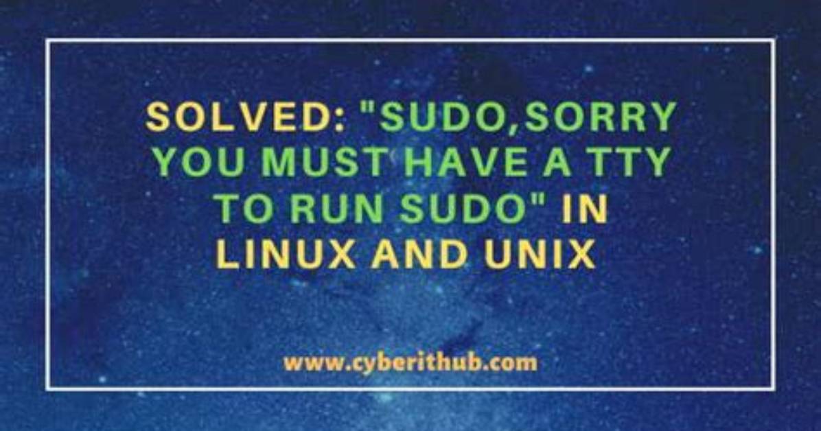 Using Sudo Gives Me the Error: Sorry, Try Again
