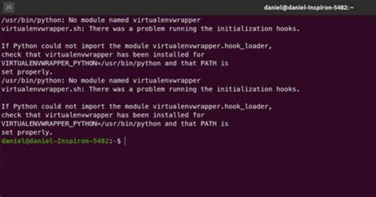 "/Usr/Bin/Python: No Module Named Virtualenvwrapper" Error When Opening Terminal