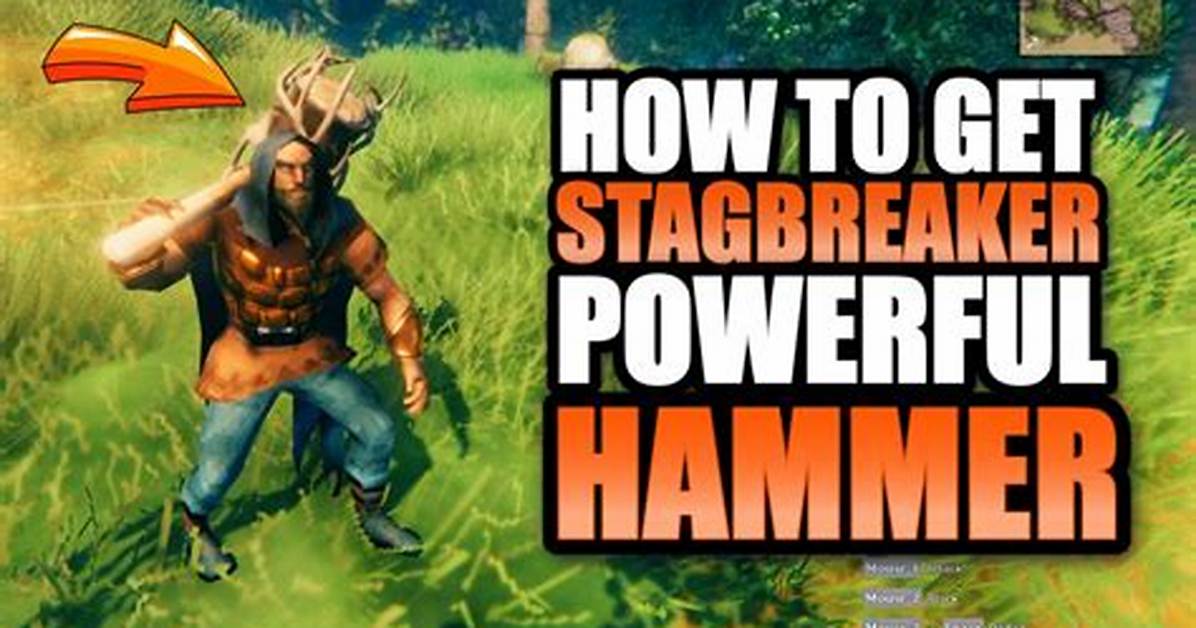 Valheim: How to Craft Stagbreaker Hammer