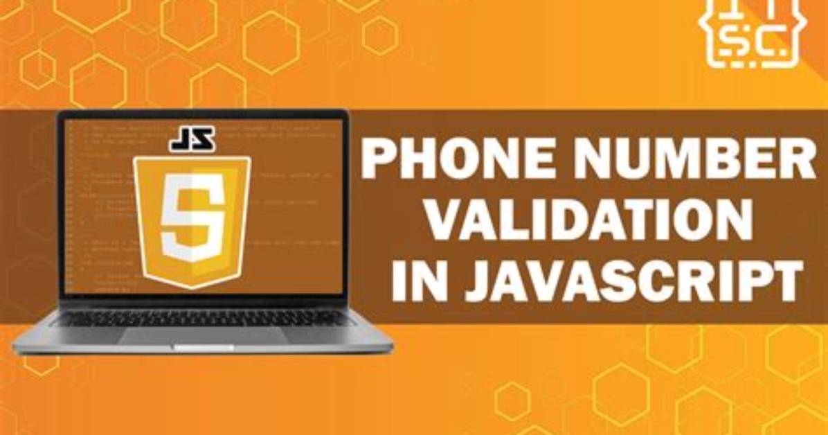 Validate Phone Number with Javascript