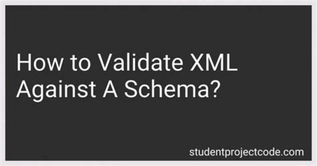 Validating with an Xml Schema in Python