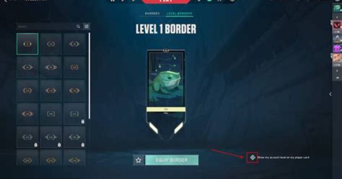 Valorant How to Hide Level