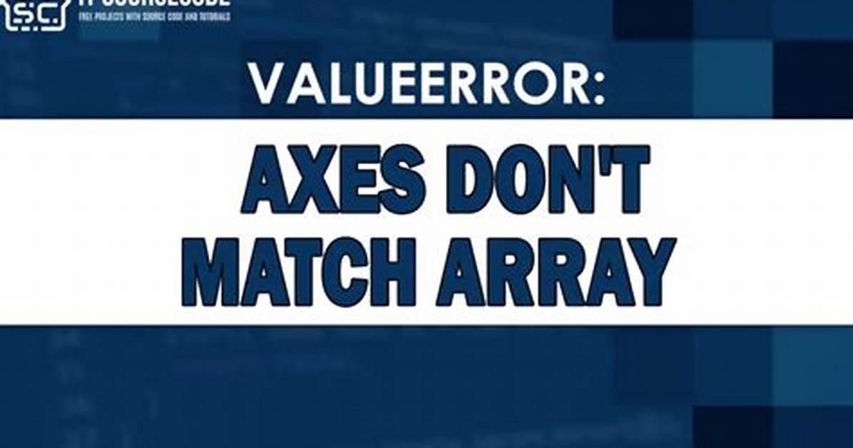 Valueerror: Axes Don't Match Array - Can't Transpose an Array