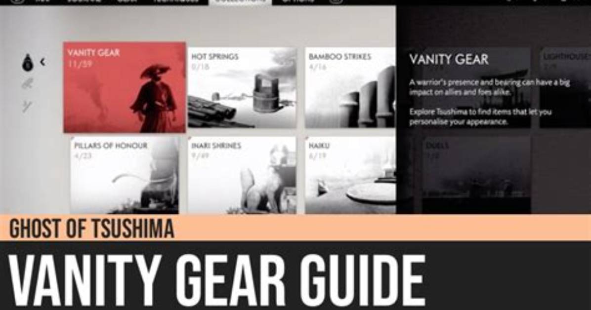 Vanity Gear, Ghost of Tsushima Point of Interest