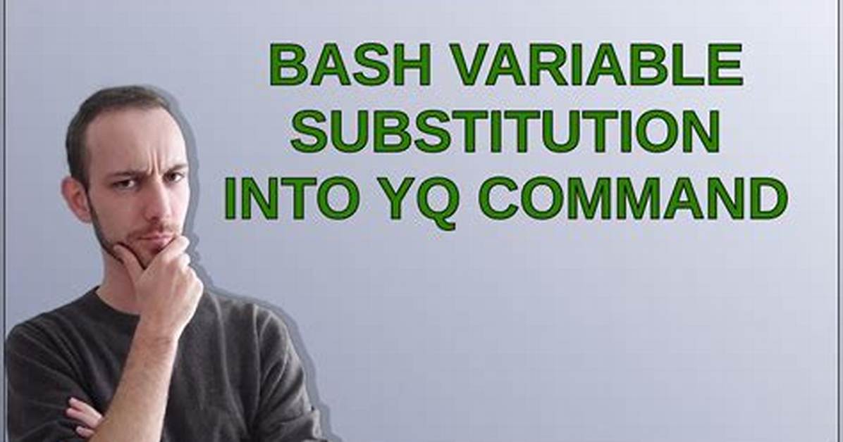 Variable Substitution