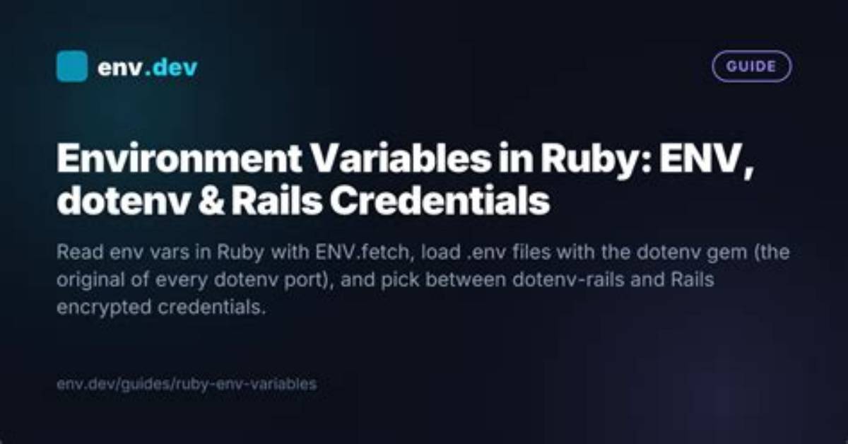 @ Variables in Ruby on Rails