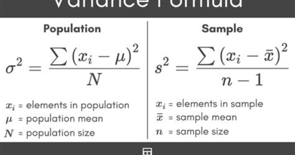 Variance - How to Discuss
