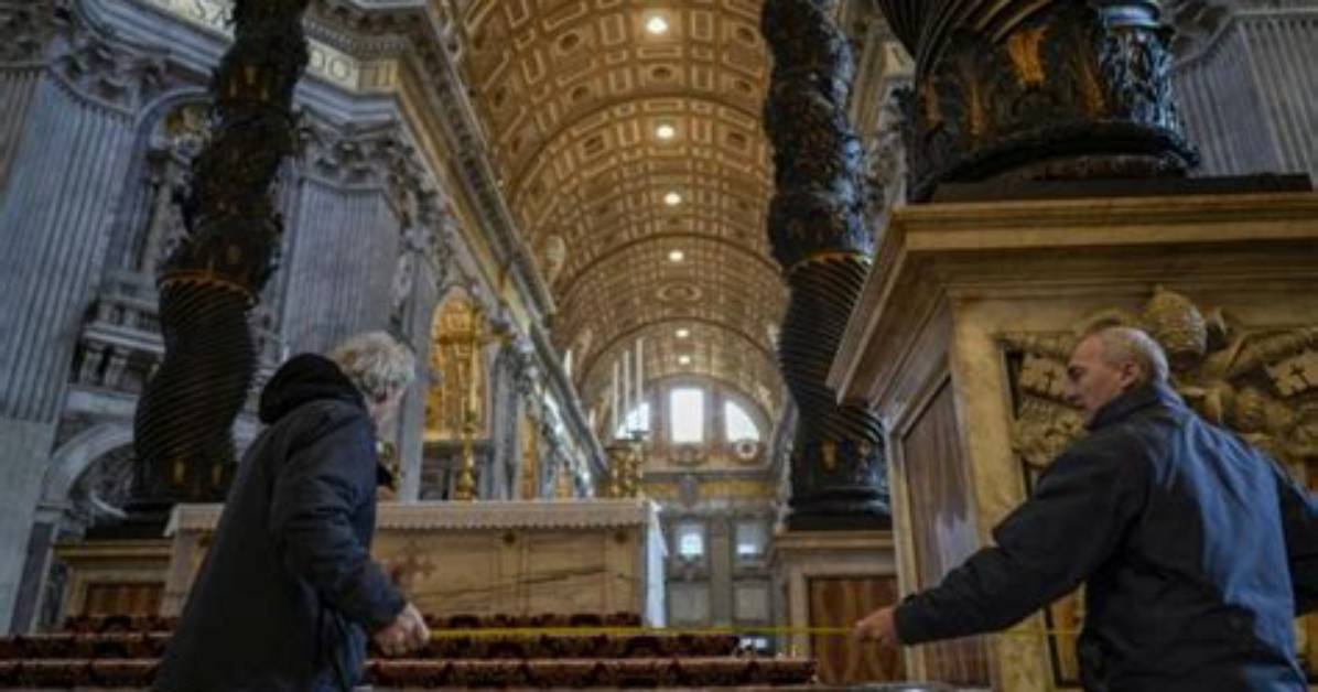 Vatican Unveils Plans for Restoring Bernini’s Canopy in St. Peter’s Basilica