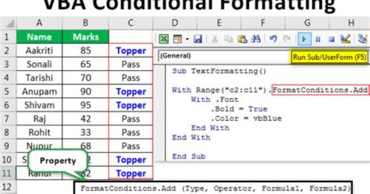 Vba Conditional Formatting Syntax for xlUniqueValues