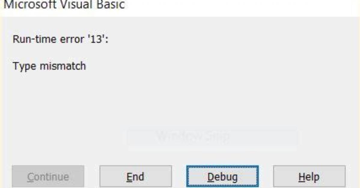 Vba Macro: Error 13 Type Mismatch, Error 2023 on Cell