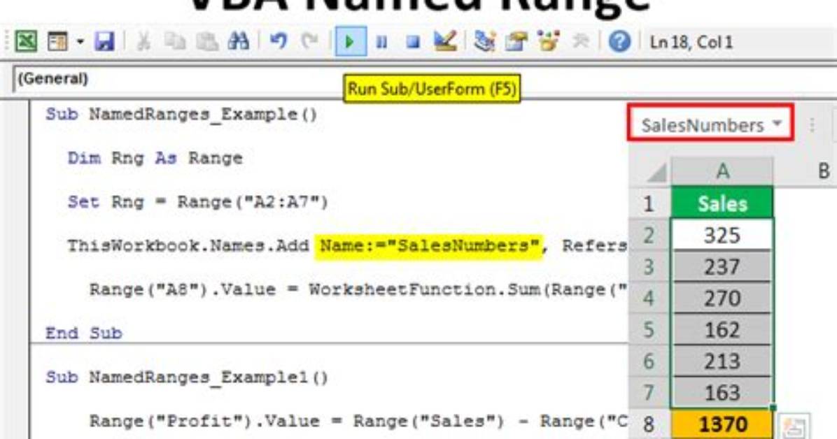 Vba: Selecting Range by Variables