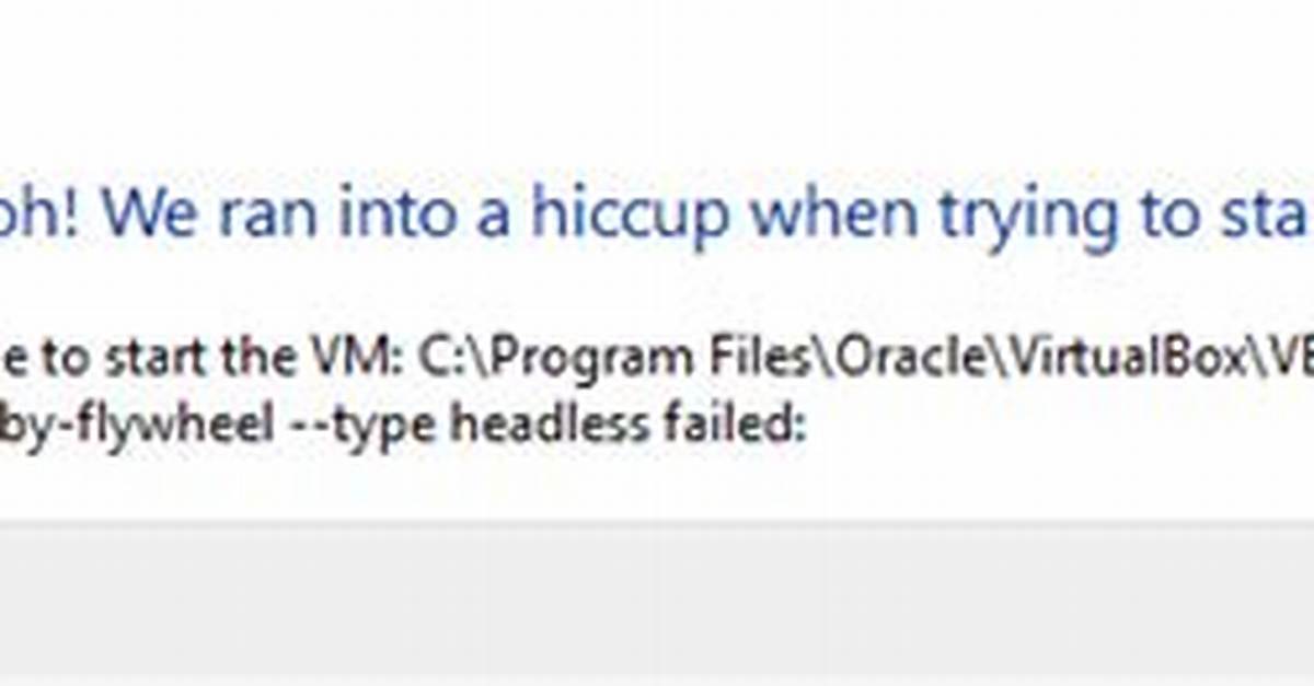 Vboxmanage Is Unable to Start Vm Code Ns_Error_Failure Ubuntu 16.04