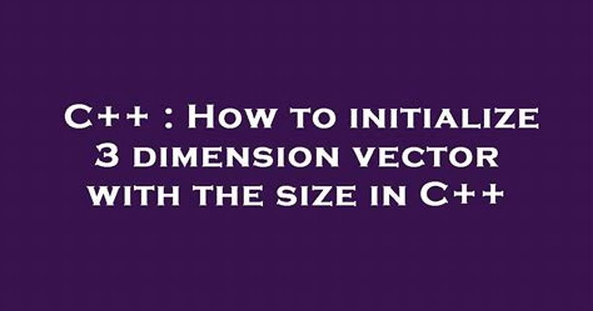 Vector: :Size_Type in C++