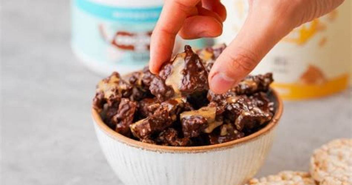 Viral Chocolate Rice Cake Bites