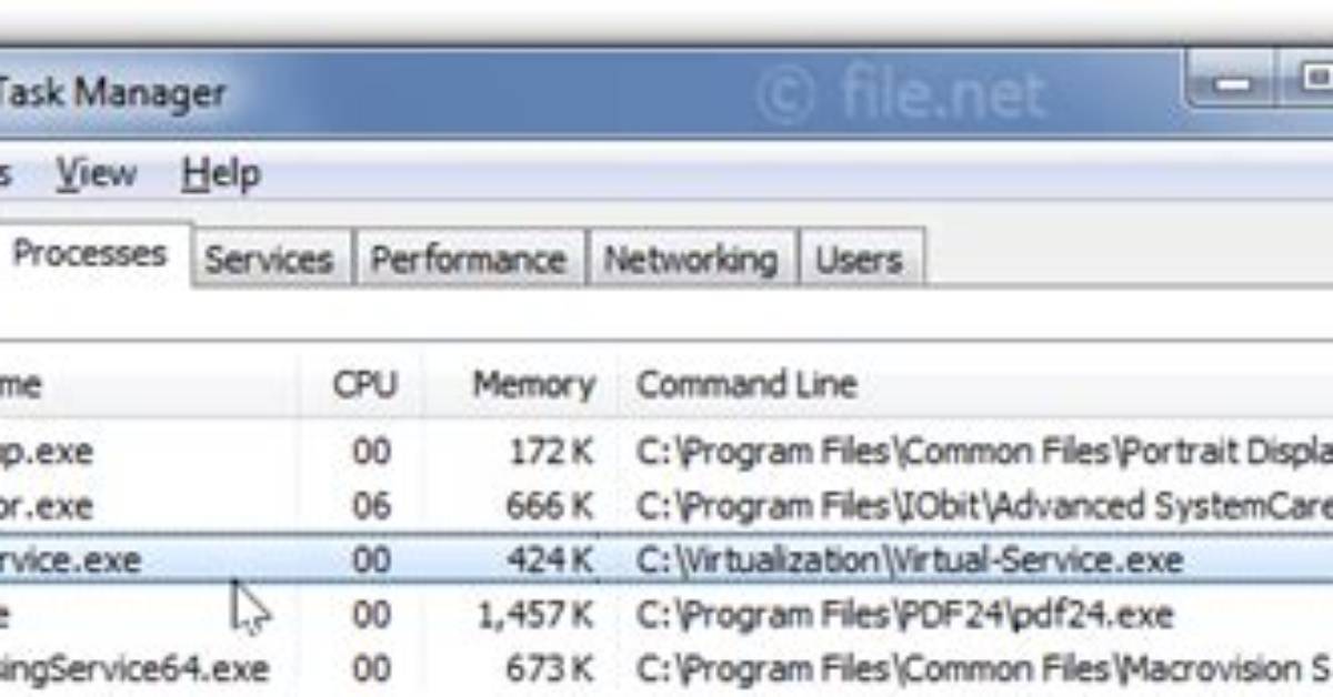 Virtual-Service. Exe File. How to Remove Virtual-Service. Exe?