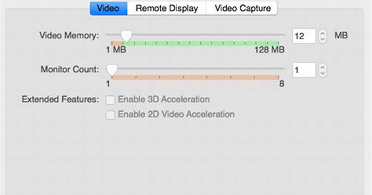 Virtualbox - How to Increase Video Memory?