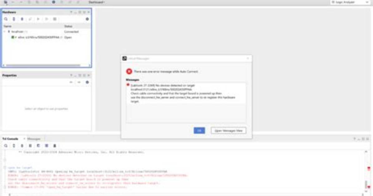 Vivado Hw Manager Does Not Detect My Arty A7