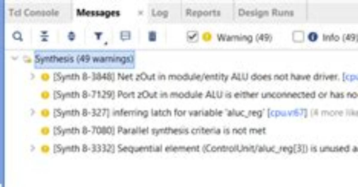 Vivado Not Creating Schematic After Synthesis