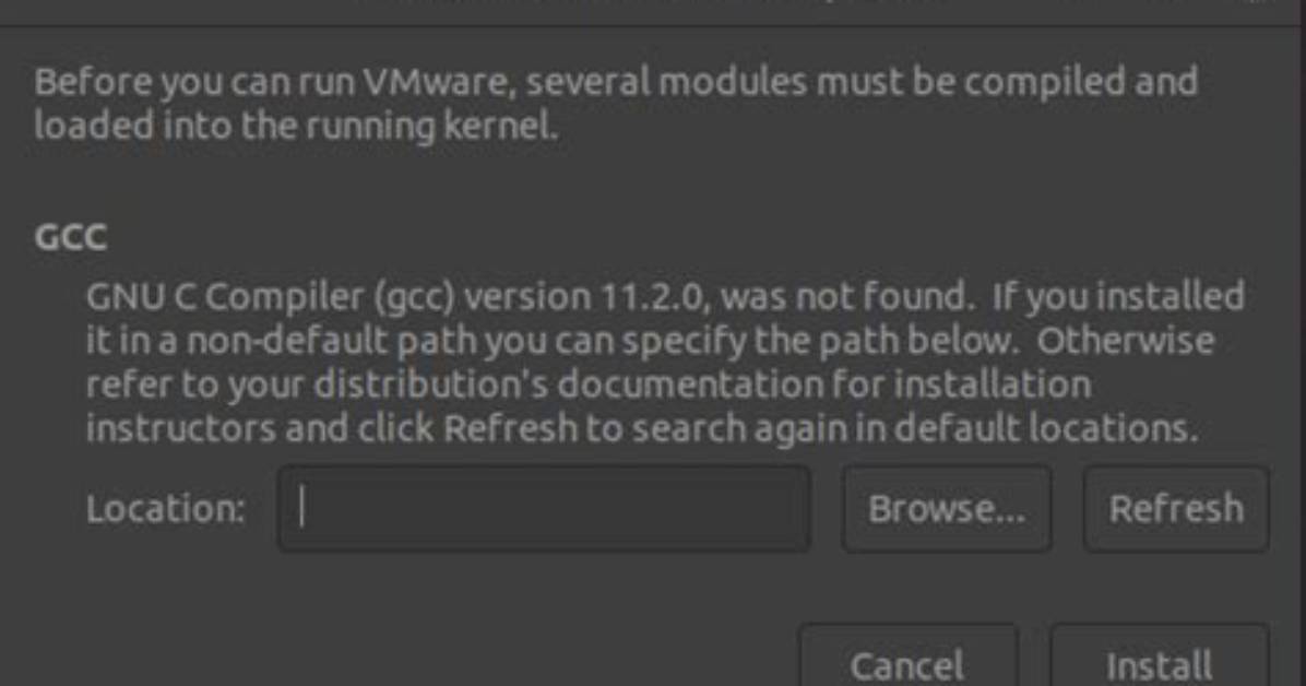 Vmware Gnu C Compiler