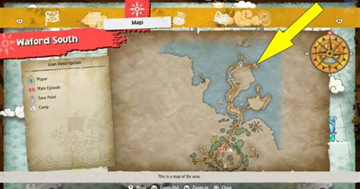 Waford, One Piece Odyssey Map