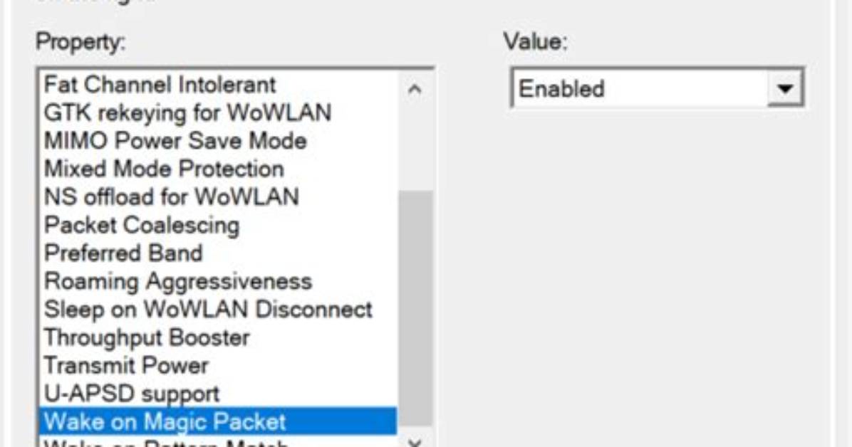 Wake on Lan Password