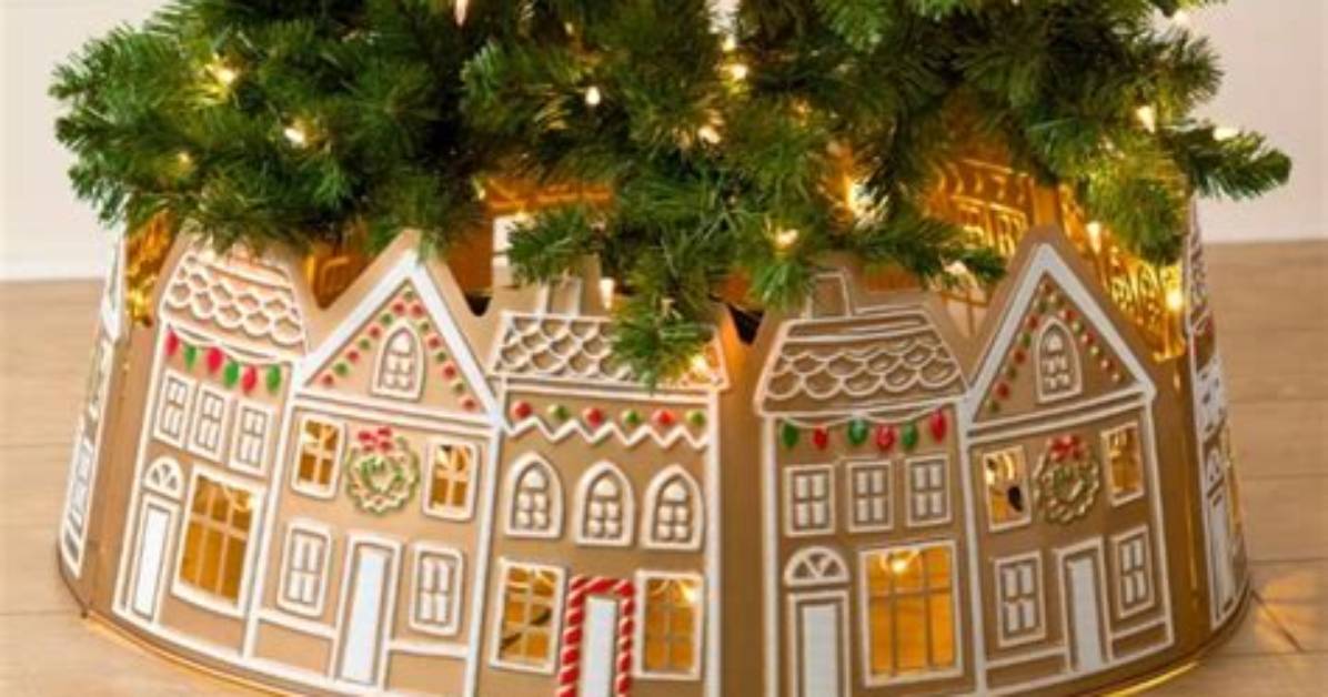 Walmart's $20 Christmas Tree Collar Is a Dupe for One of Our Favorites