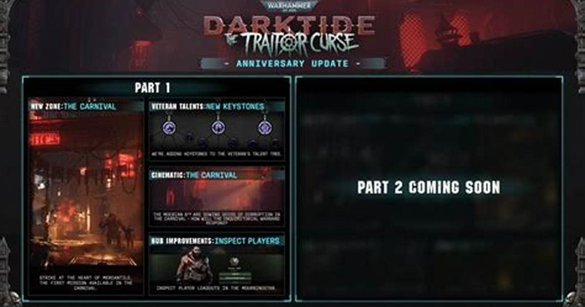 Warhammer 40K: the Darktide Update Features a New Map and Weapons