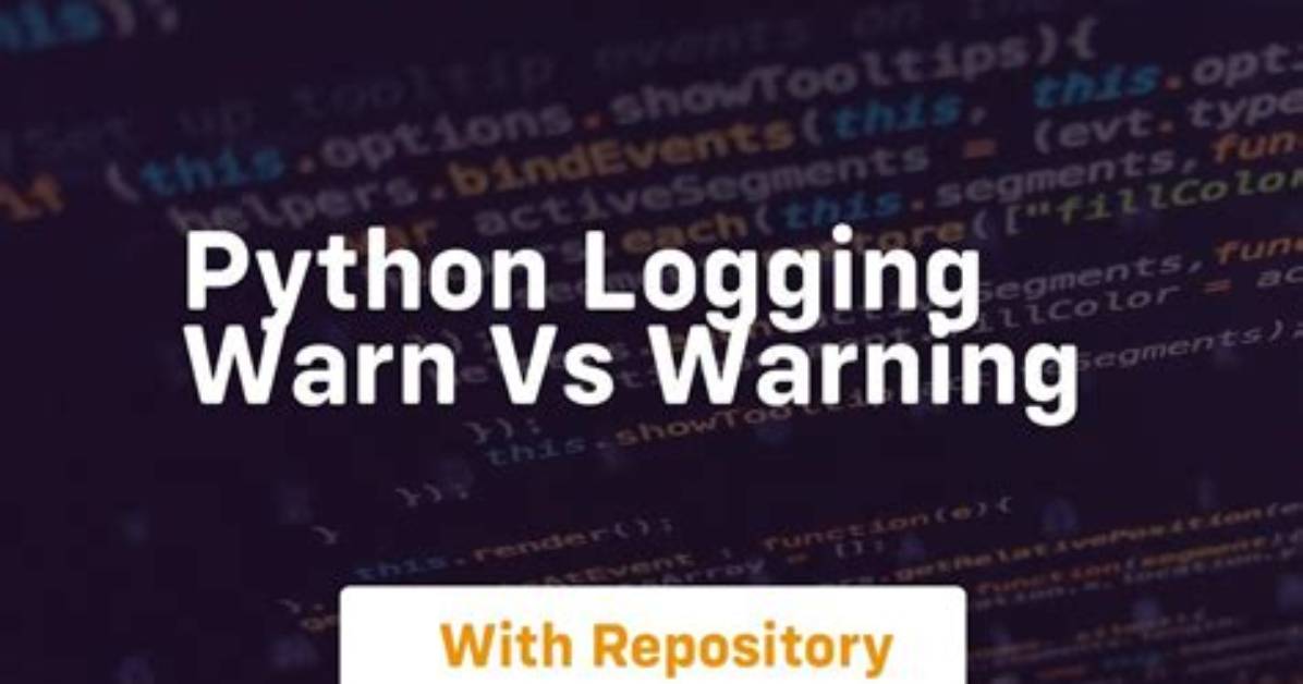 Warnings. Warn() Vs. Logging. Warning()