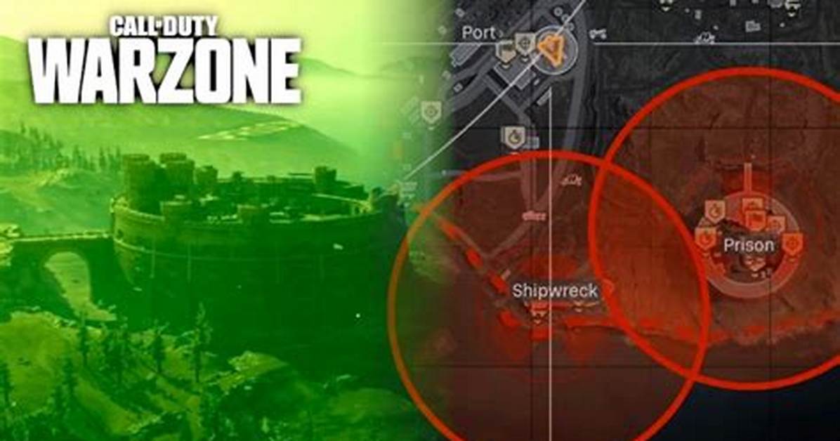 Warzone: Radiation Zones - Prison and Shipwreck Nuke Symbols Explained