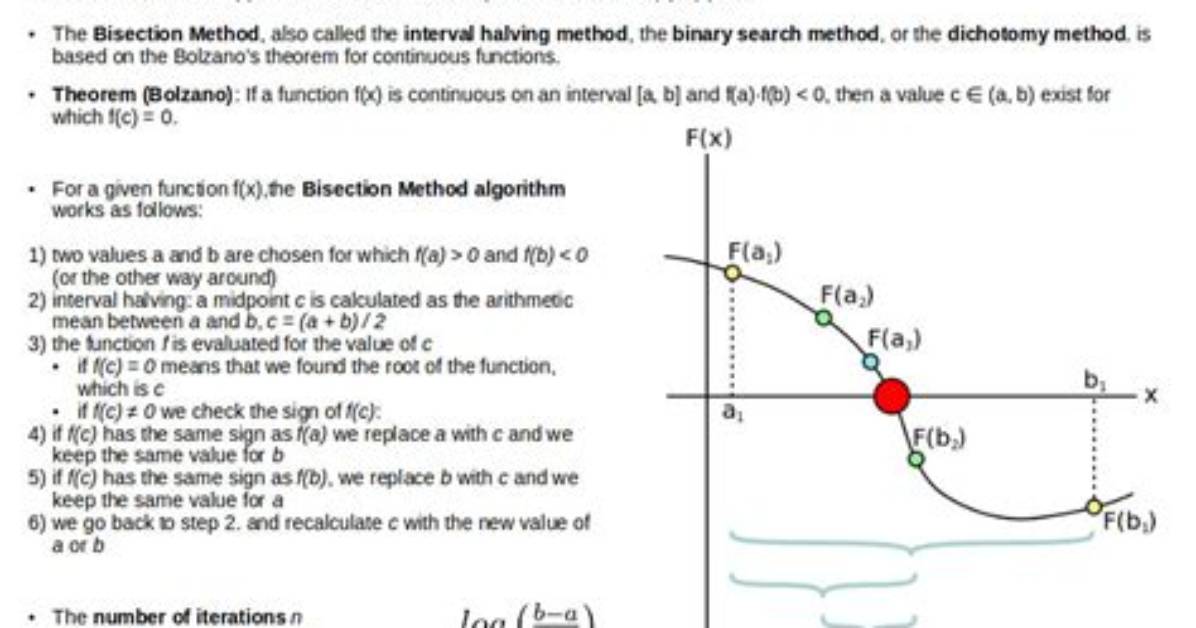 Was Does Bisection Mean?