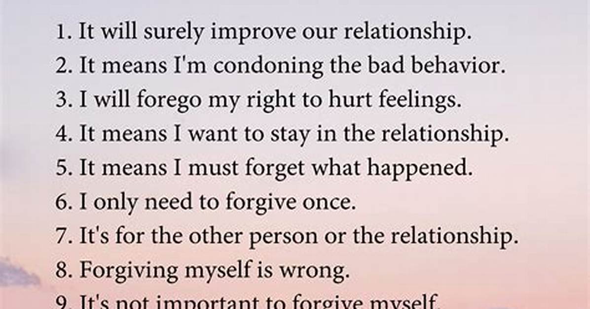 Was Does Forgive Mean?