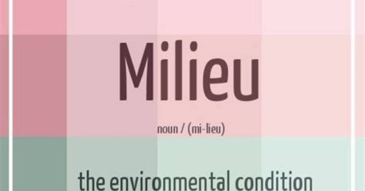 Was Does Milieu Mean?