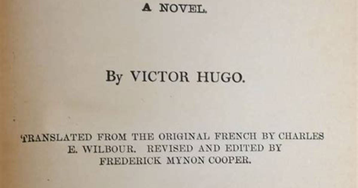 Was Les Miserables a Book First