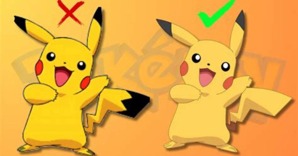 Was Pikachu Tail Black Tip?