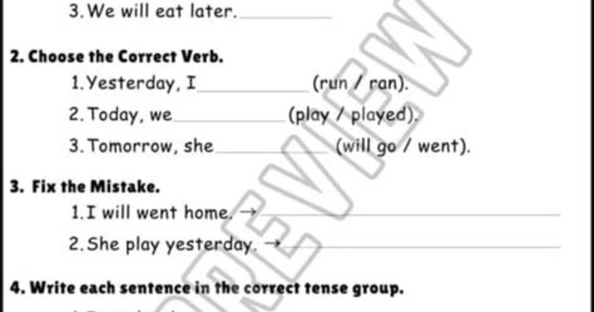 Was Targeted Verb Tense?