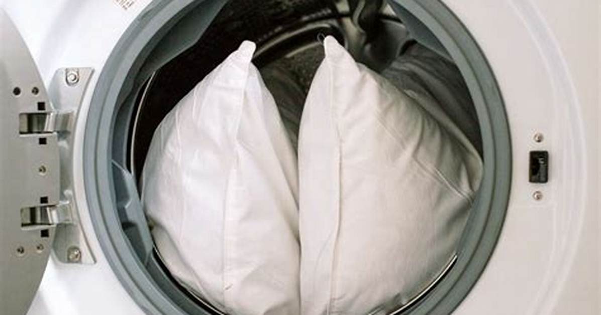 Washing Feather Pillows in Front Loader