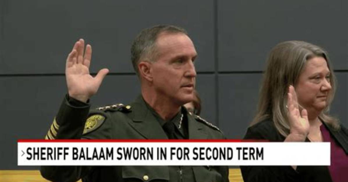 Washoe County Sheriff Darin Balaam Sworn in for Second Term | News