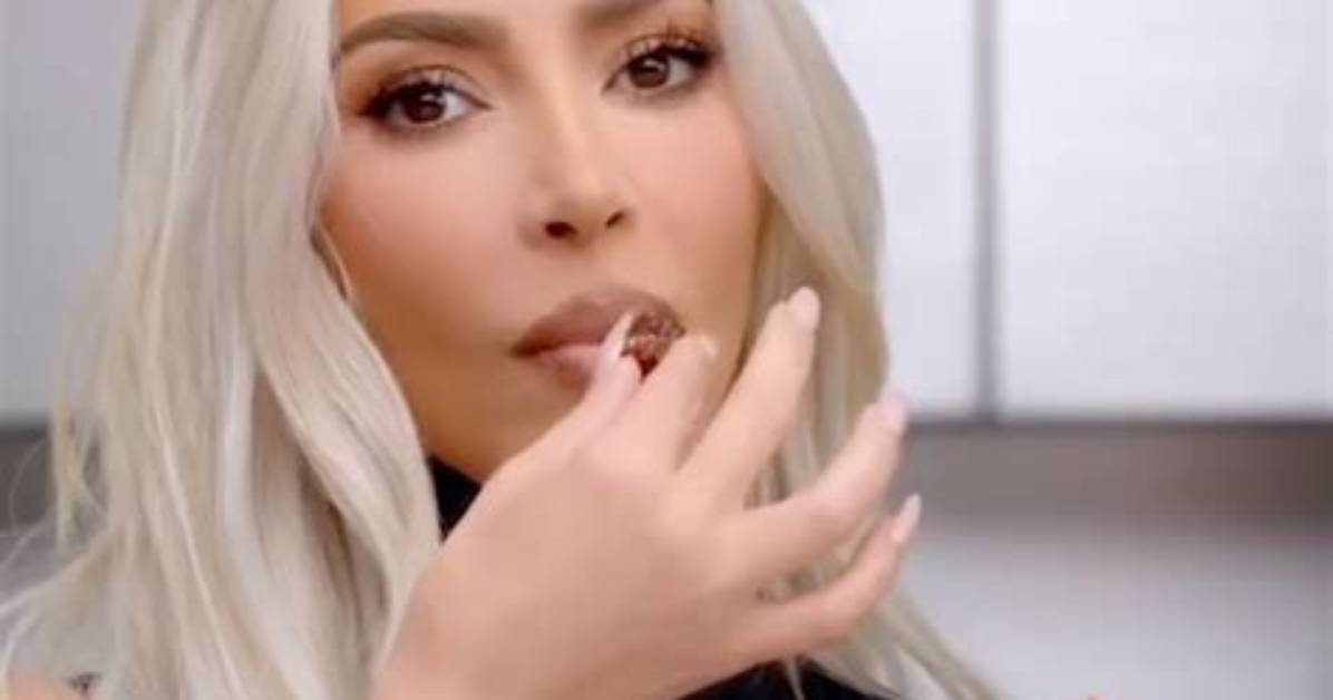 Watch Kim Kardashian Eat Pizza and Ice Cream