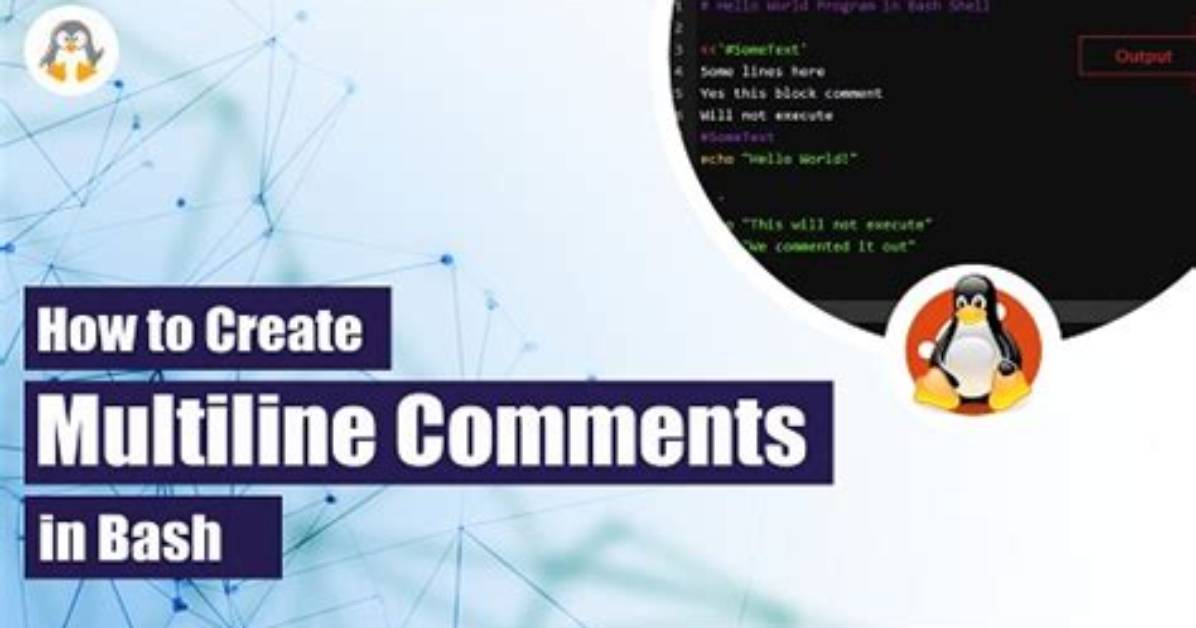 Way to Create Multiline Comments in Bash?