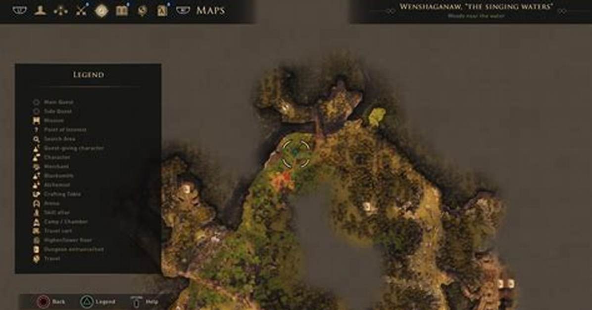 Wenshaganaw, Greedfall Map