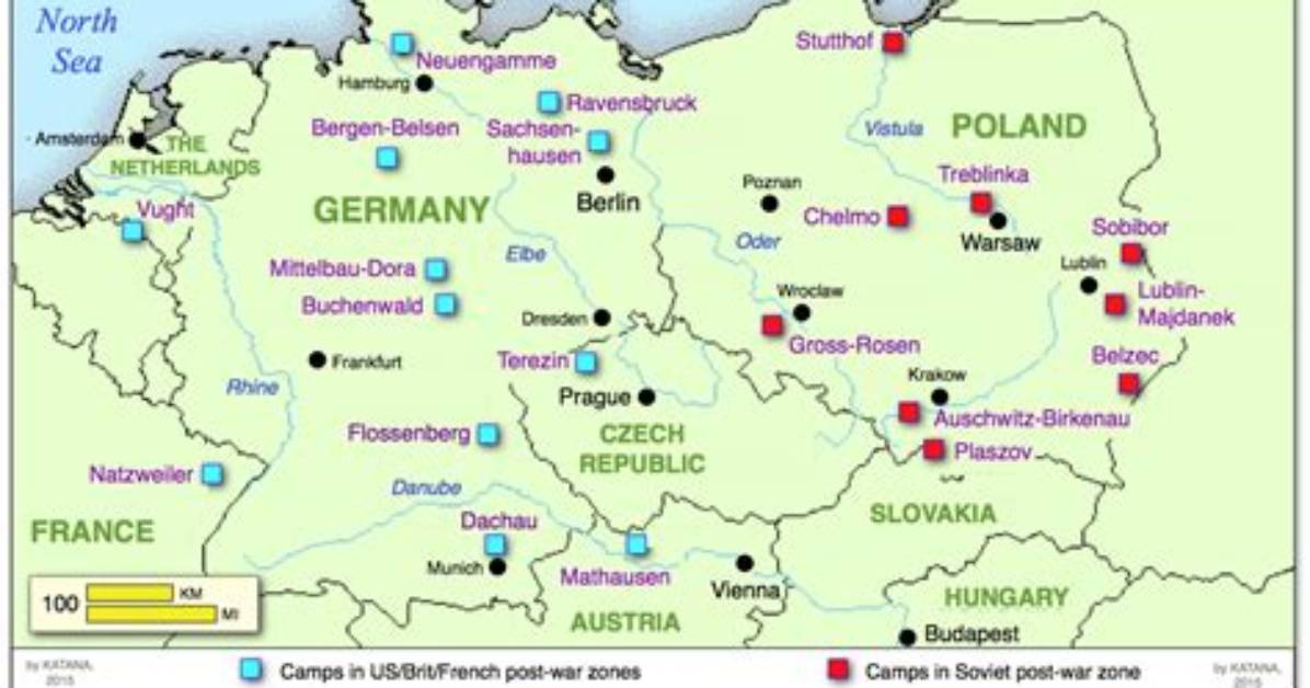 Were Concentration Camps Located?