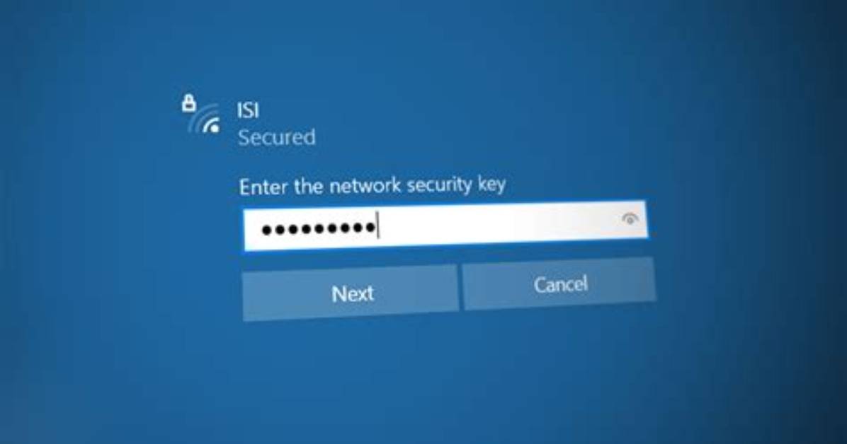 Were Is the Network Security Key?